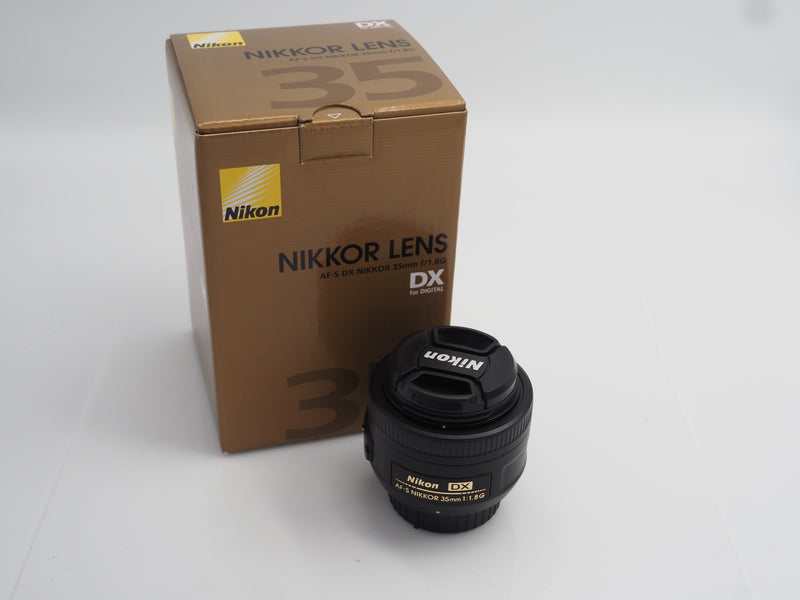 Open-Box Nikon DX 35mm f1.8 G lens