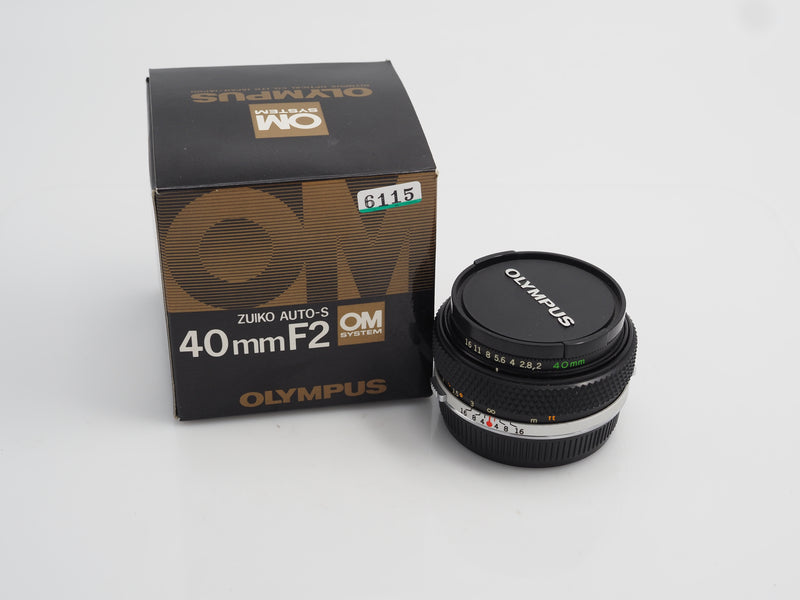 Used Olympus Zuiko Auto-S 40mm f2 lens (RARE)