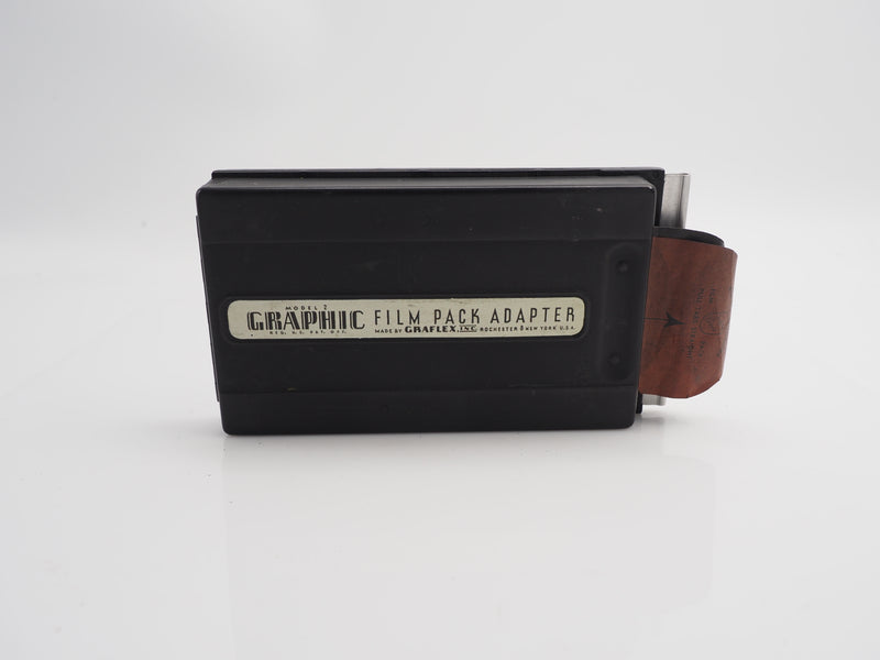 Used Graphic Model 2 film pack adapter 2 3/4 x 3 1/4