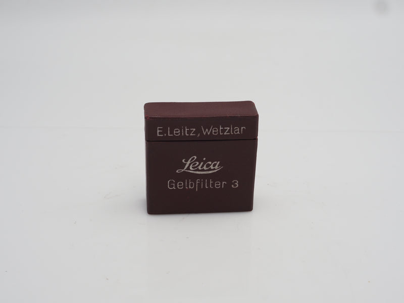 Used Leica Gelb Filter 3 Yellow Mint