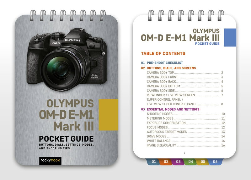 Rocky Nook Pocket Guide: Olympus E-M1 Mark III