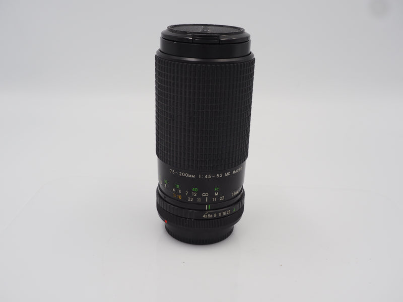 Used Cosina 75-200mm f4.5-5.3 lens for Canon FD