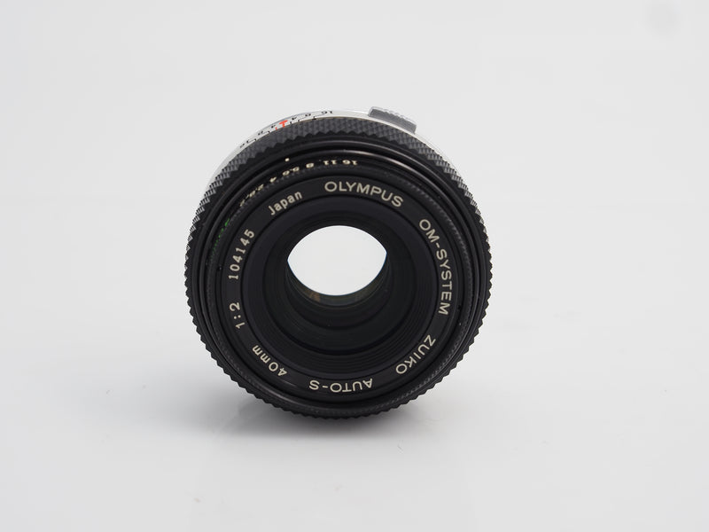 Used Olympus Zuiko Auto-S 40mm f2 lens (RARE)