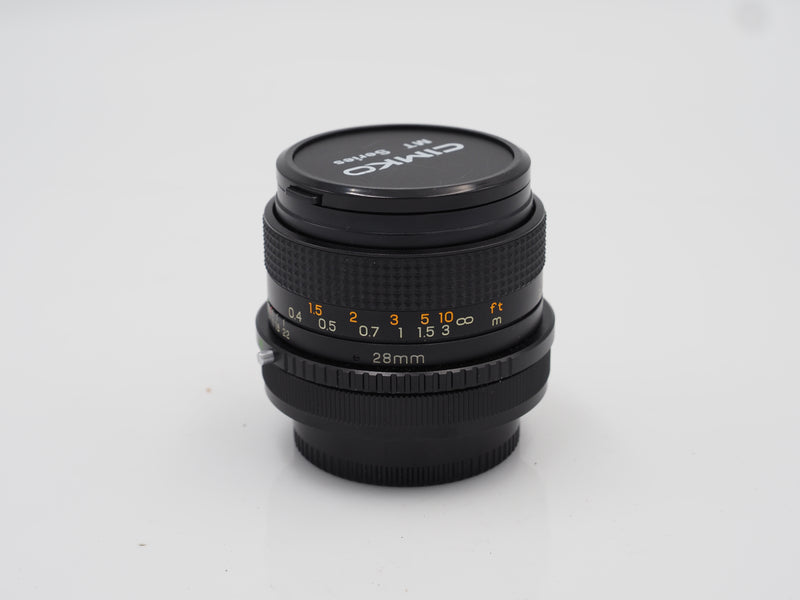 Used Cimko 28mm f2.8 lens for Canon FD