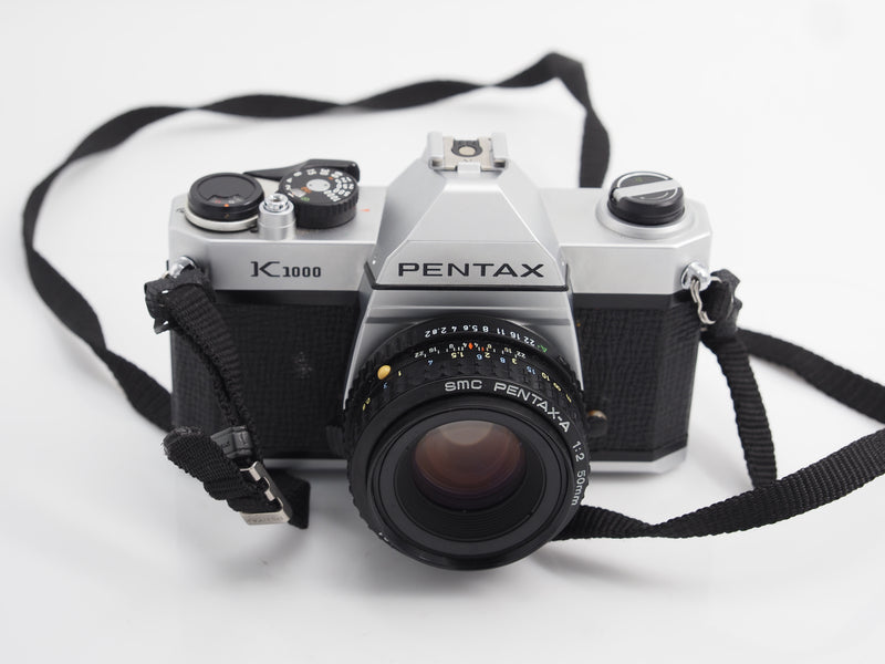 Used Pentax K1000 with 50mm f2 lens