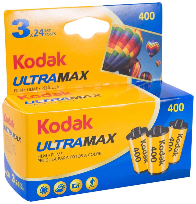 Kodak ULTRA MAX 400 Color 35mm 24EXP - Pack (3 Rolls)